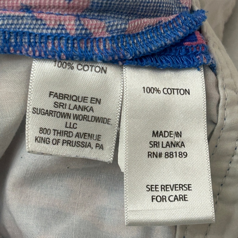 Lilly Pulitzer Womens Callahan Short Rollin' in the Grass Zebra Size 2 Pink Blue - Picture 8 of 9